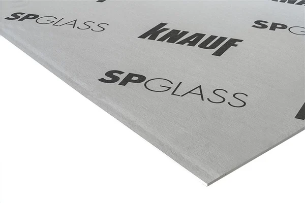 Knauf - KNAUF SP GLASS 12.5mm - Knauf Placa Glassmat SP Glass