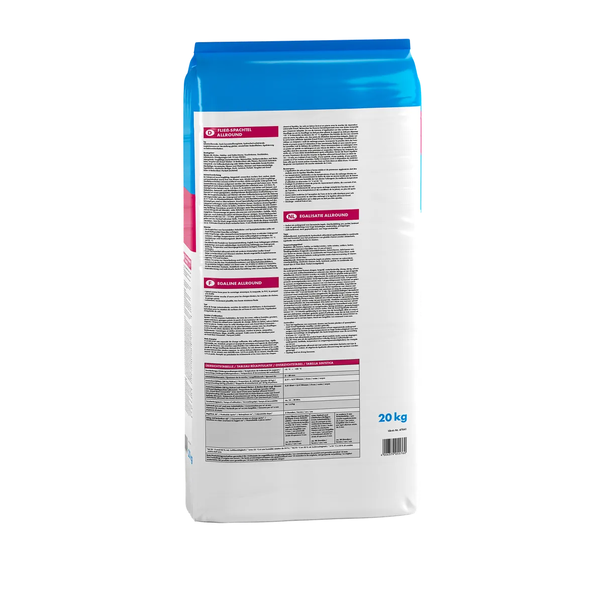 Knauf - Fließspachtel allround - 4006379075959_Fliessspachtel-Allround_back_20kg