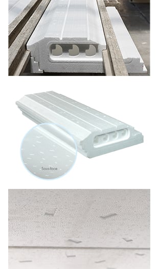 entrevous knauf sky pse blanc