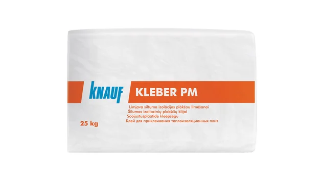 Knauf - Kleber P M - Kleber PM - Cementiniai izoliacinių plokščių klijai