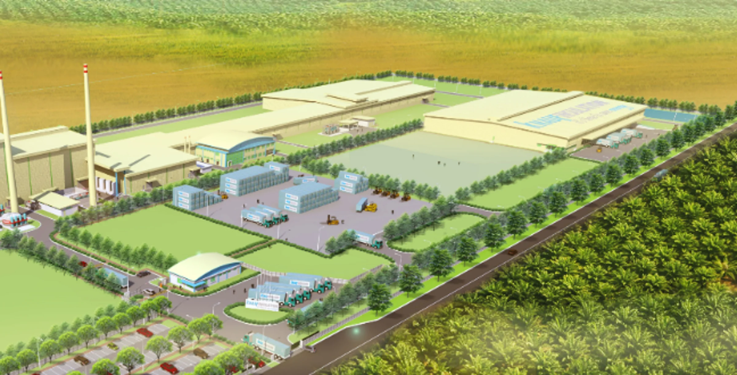 Malaysia new plant render