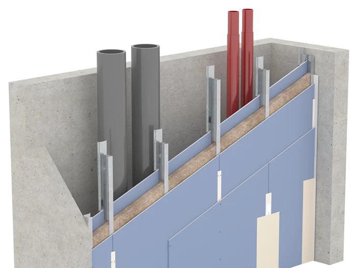 W635H.at Knauf Schachtwand DIA70