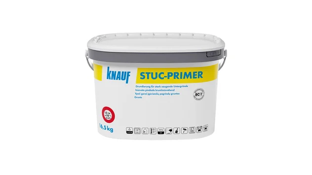 Knauf - Stuc-Primer - Stuc-Primer - Pagrindo įgeriamumą suvienodinantis gruntas