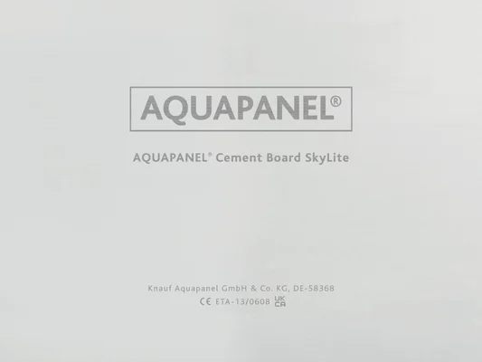 Knauf - AQUAPANEL® Cement Board SkyLite 8 - Aquapanel Skylite