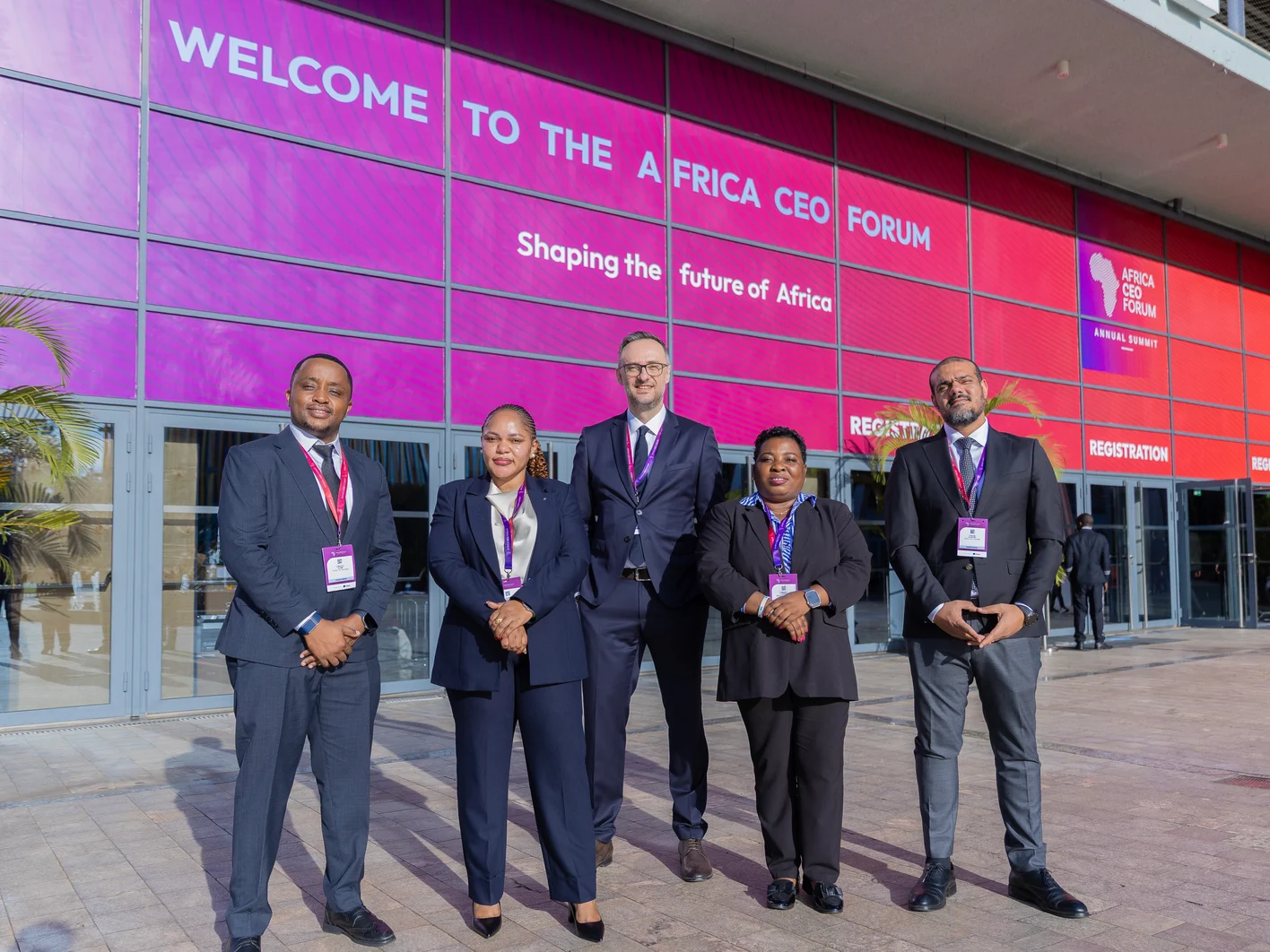 Knauf Leadership team at CEO Forum in Kigali, Rwanda