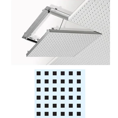 Knauf - Trapă de vizitare universală Knauf BASIS cu placă din gips-carton CLEANEO® AKUSTIK Q 1x12,5mm - Imagine-trapa-de-vizitare-universala-basis-cu-placa-cleaneo-8-18q