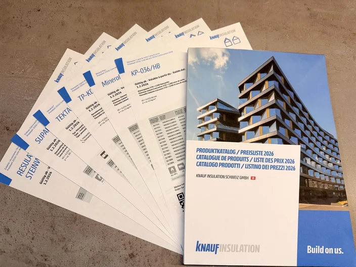 Knauf Insulation CH Katalog 2026