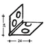 Knauf - Profil perforat din aluminiu - Imagine-profil-coltar-din-aluminiu-perforat