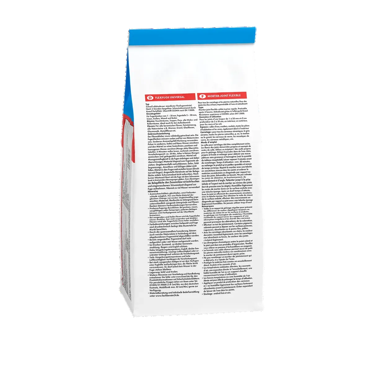 Knauf - Flexfuge Universal - 4006379104222_Flexfuge-Universal_back_1kg_weiss