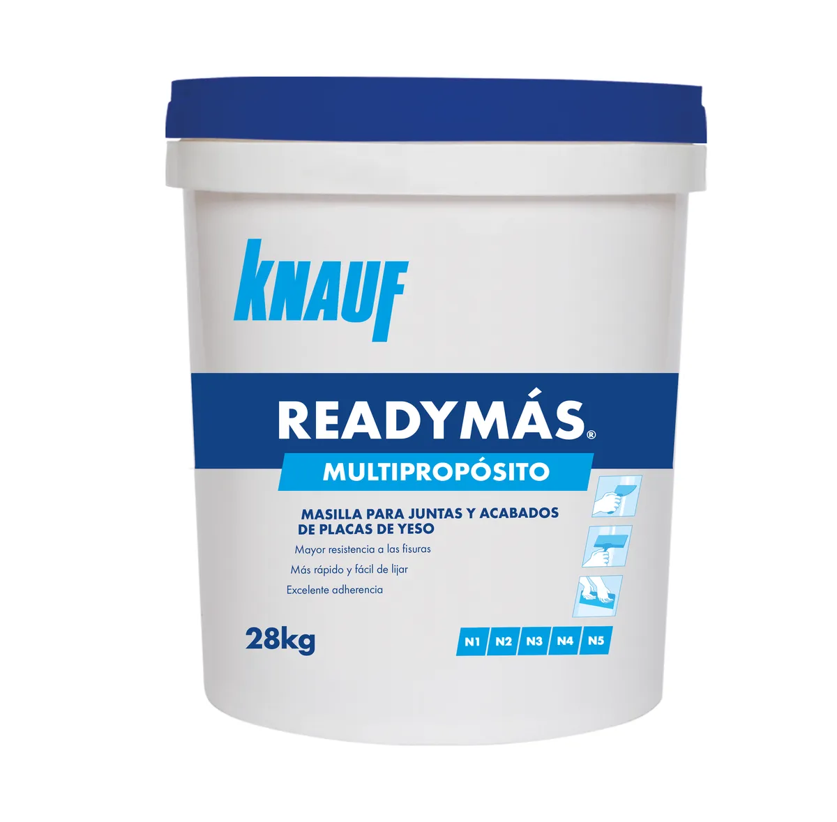Knauf - READYMÁS - MASILLA PARA JUNTAS Y ACABADOS DE PLACAS DE YESO