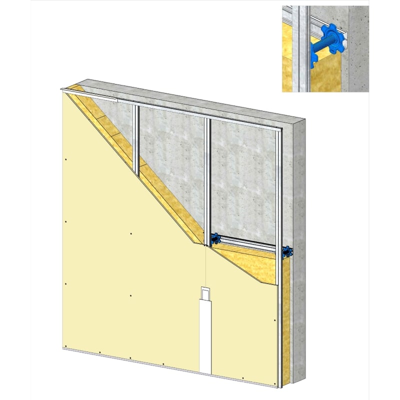 Système contre-cloison Knauf Easy Click