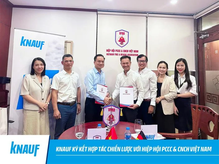 Knauf ký kết MOU với Hiệp hội PCCC