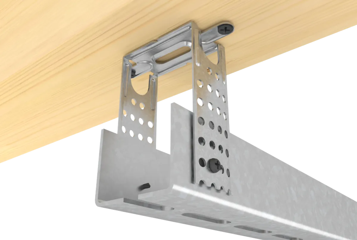 Knauf - Suspension directe pour lattes de bois - Suspension directe pour lattes de bois - Mise en oeuvre