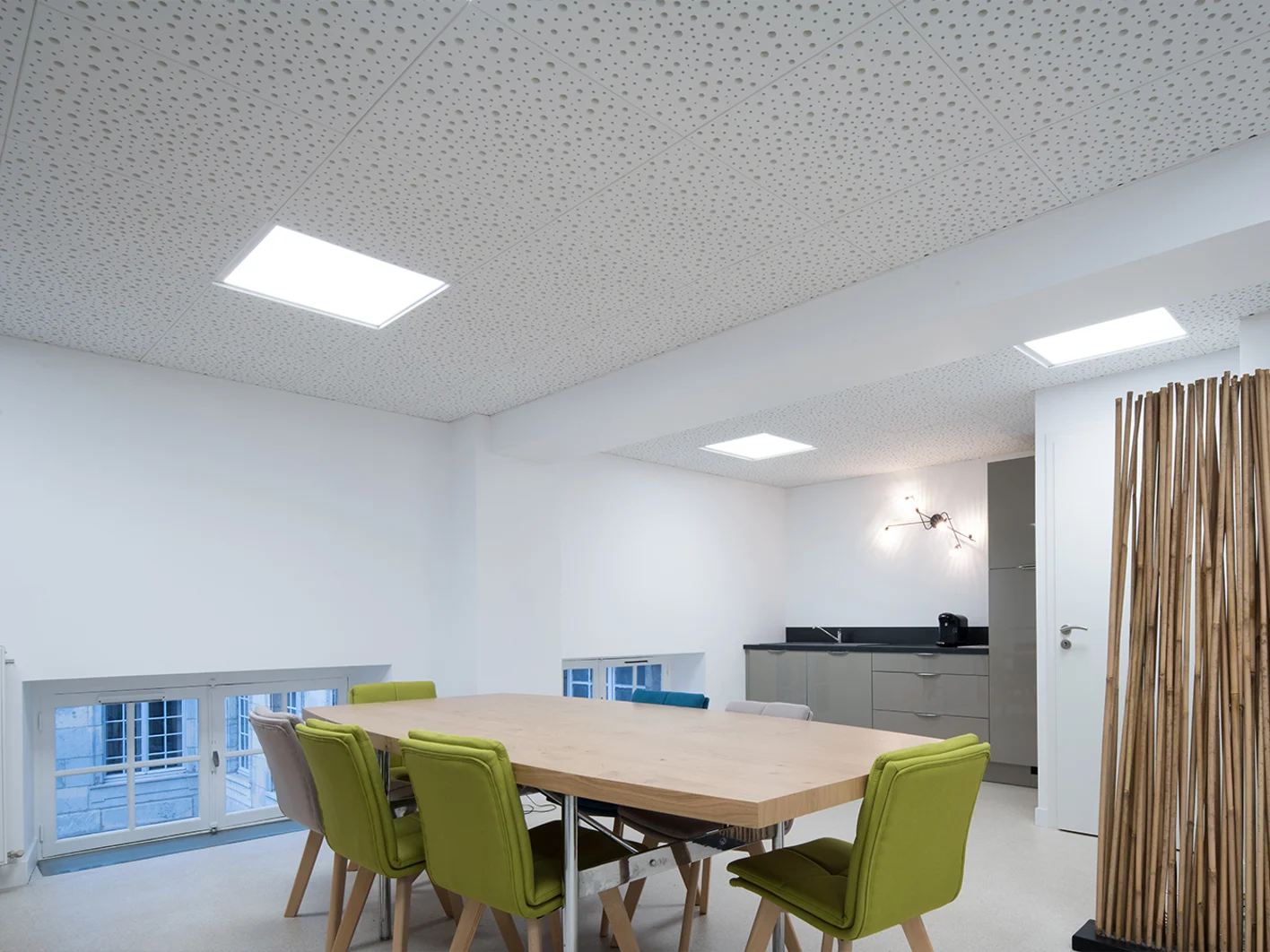 réalisation knauf unity plafond acoustique