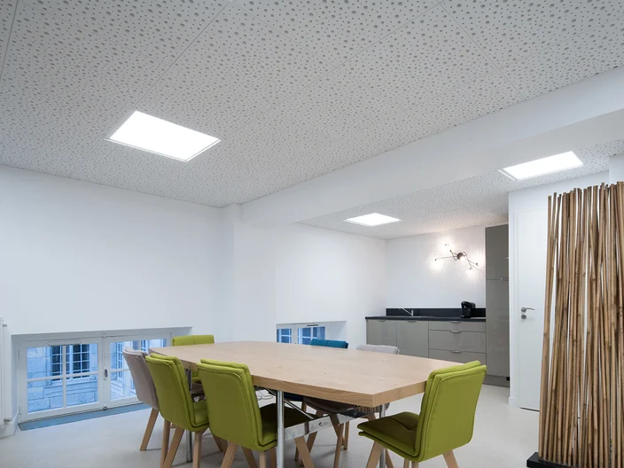 réalisation knauf unity plafond acoustique