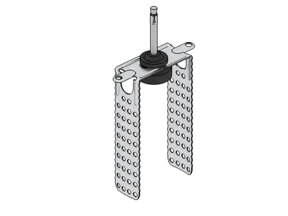 Knauf - Suspension directe acoustique pour CD 60/27 pliée - Suspension directe acoustique pliable - Mise en oeuvre