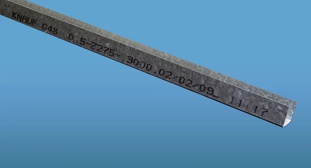 Knauf - Perfil Montante 48 - Knauf Drywall Perfil Guia 48
