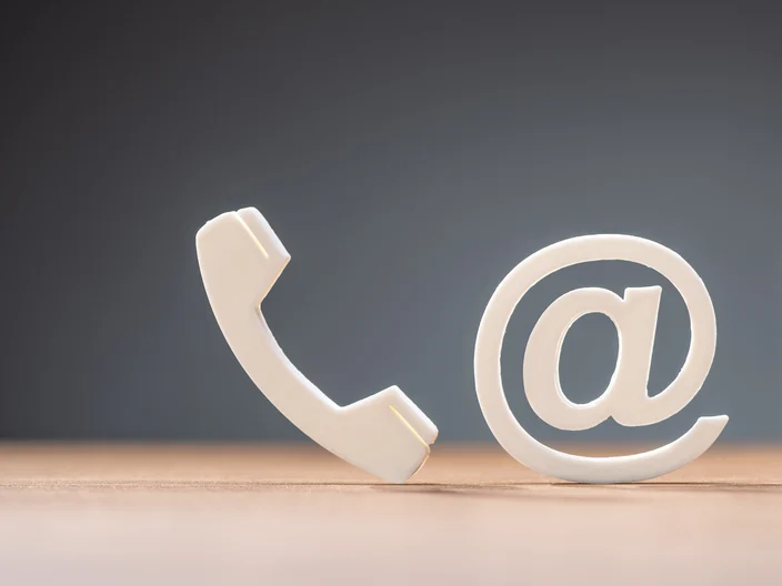 Contact Us Office Inbox Email Concept