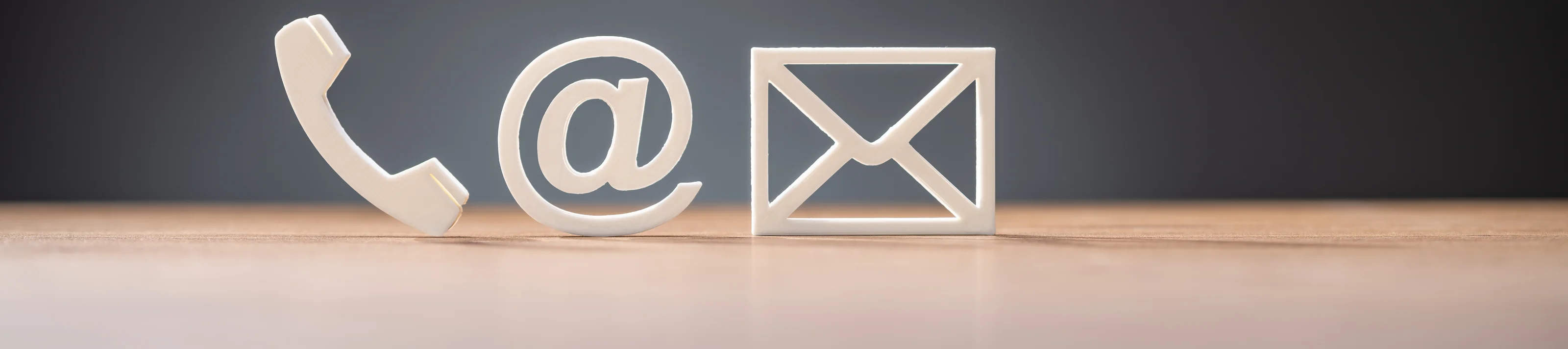 Contact Us Office Inbox Email Concept