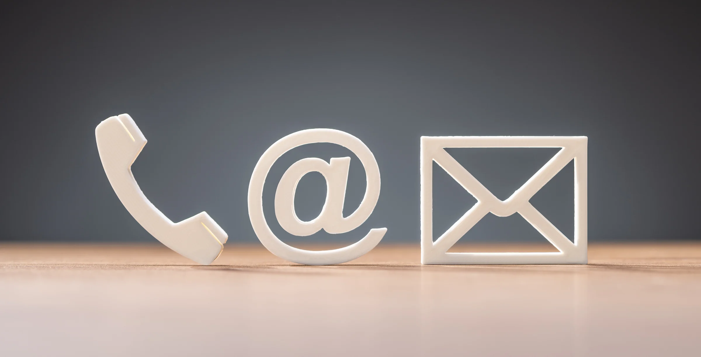 Contact Us Office Inbox Email Concept
