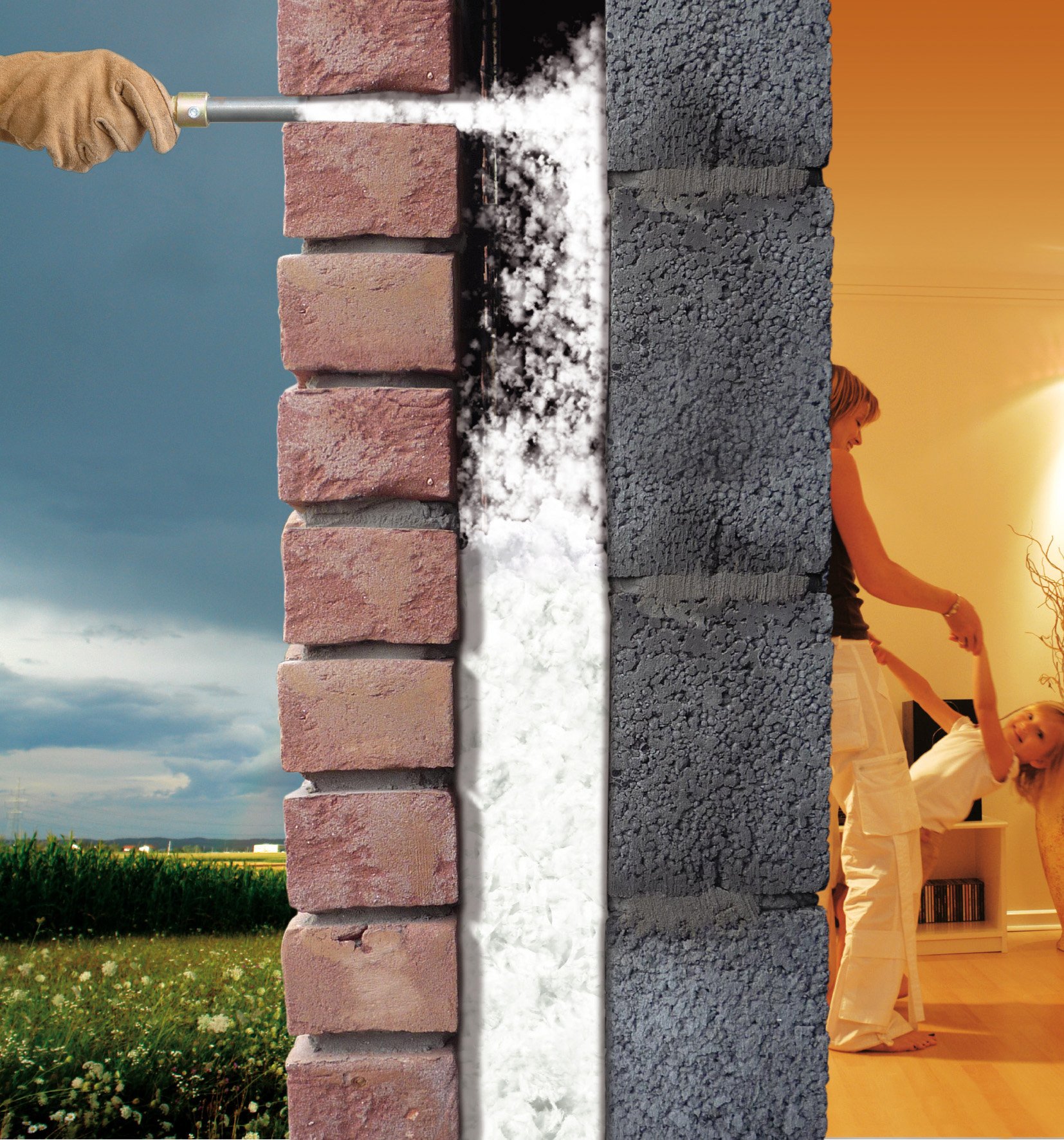 Supafil-cavity-wall