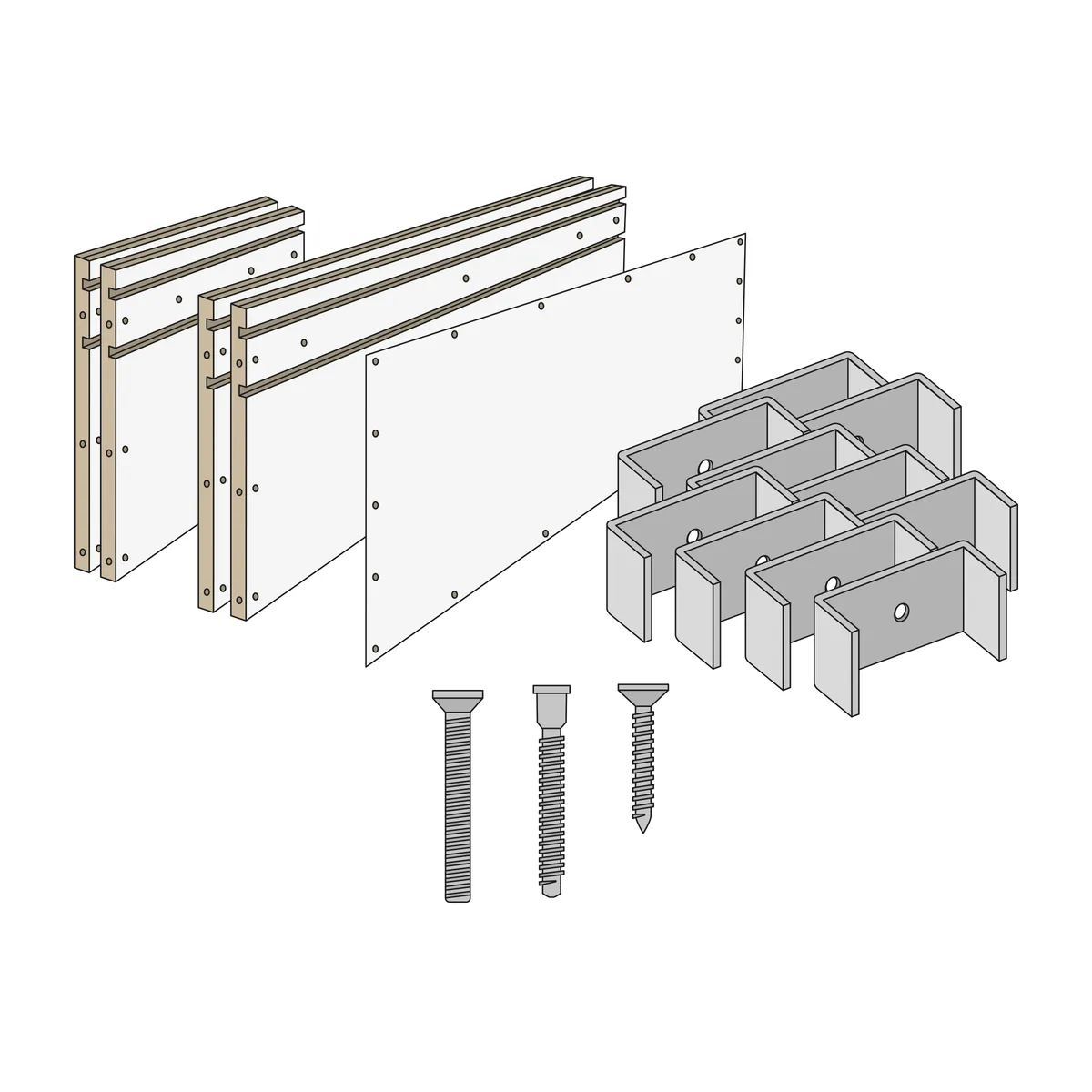 Knauf - Wandnische - 4006379140503_Wandnische_front_Set_40x100