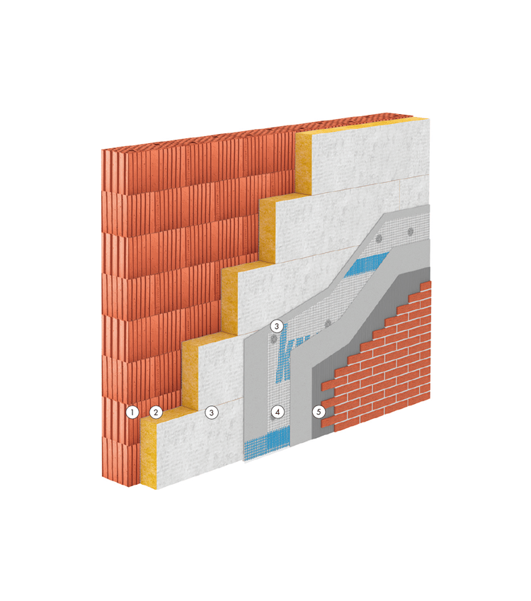 Warm-wand Slim keramik naturstein