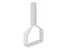 Knauf - Nonius-ის ფრჩხილი UA-სთვის - 10520 Nonius Stirrup for UA 50-40
