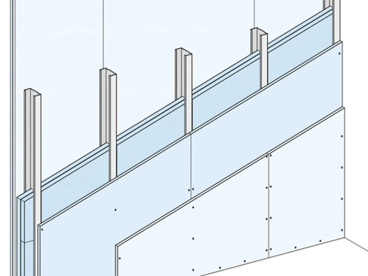 W161  Knauf FB4  Perete compartimentare blindat