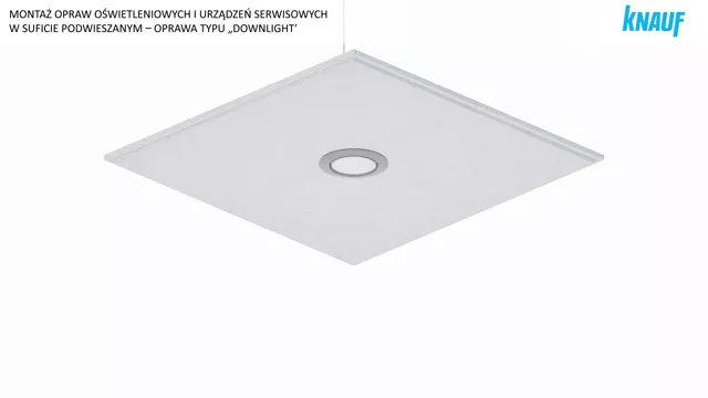 Service Integration - Downlight - Installation video (Polish)