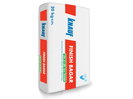 Knauf - פיניש בגר - שליכט בגר רב עובי - finish bagar