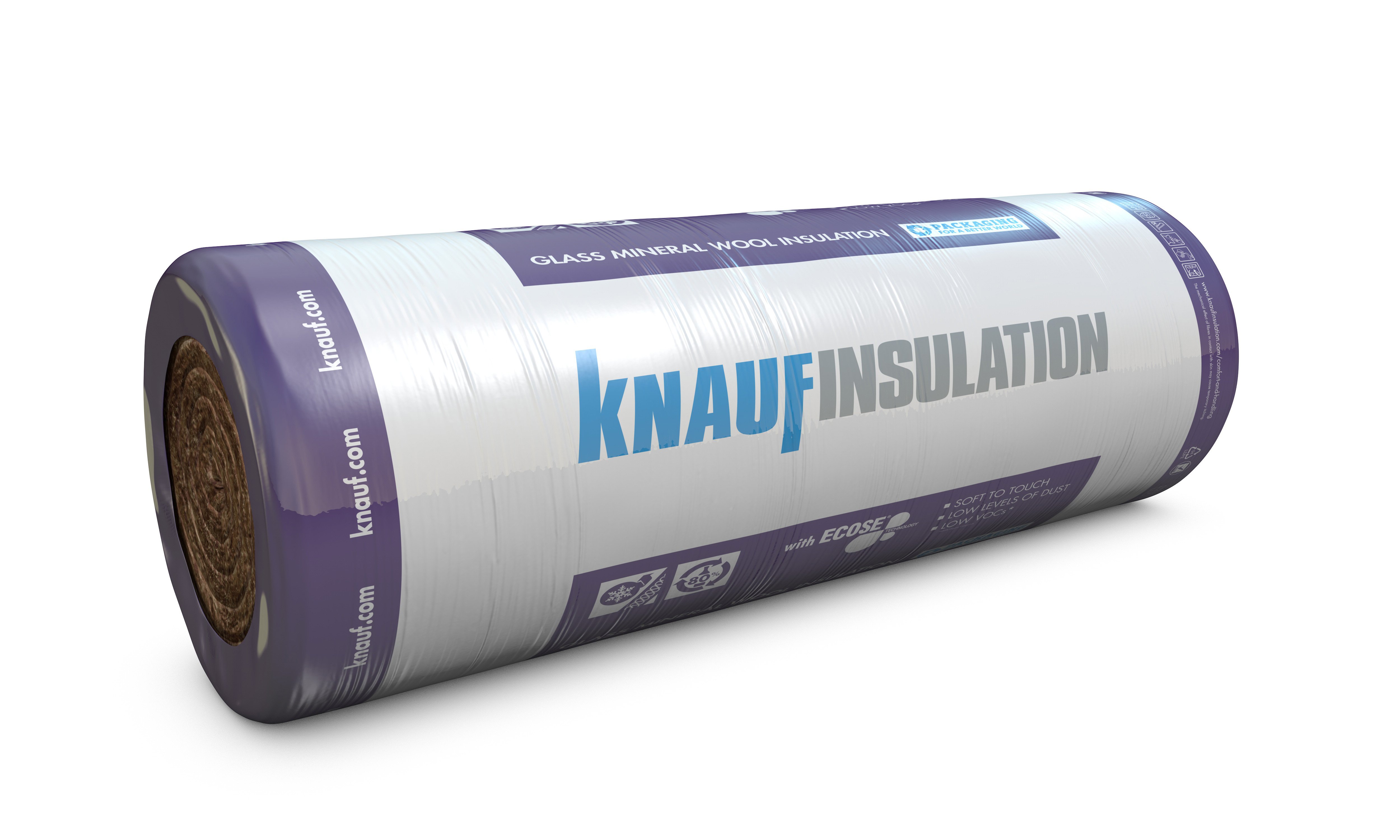 Nordic Generic Purple Roll Packaging Angled