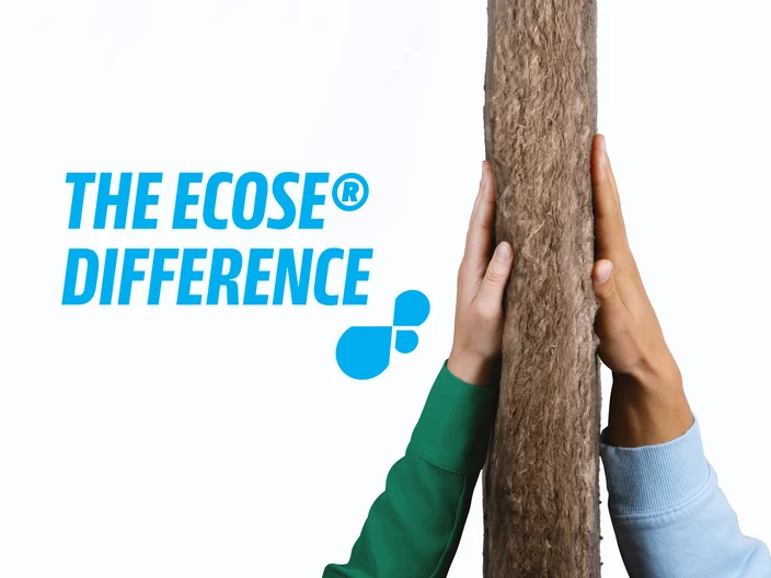 The Ecose difference logo and visual hands