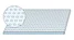 Knauf - Akustična plošča Cleaneo Tape Board 8/18 R 12,5 mm - Cleaneo Gerade Rundlochug