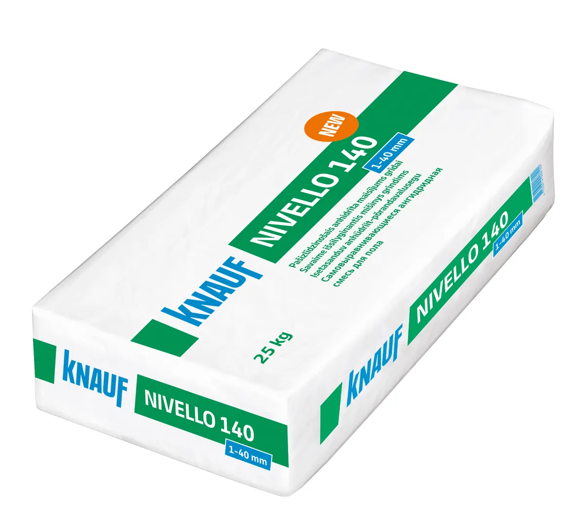 Knauf - Nivello 140 25kg NEW logo