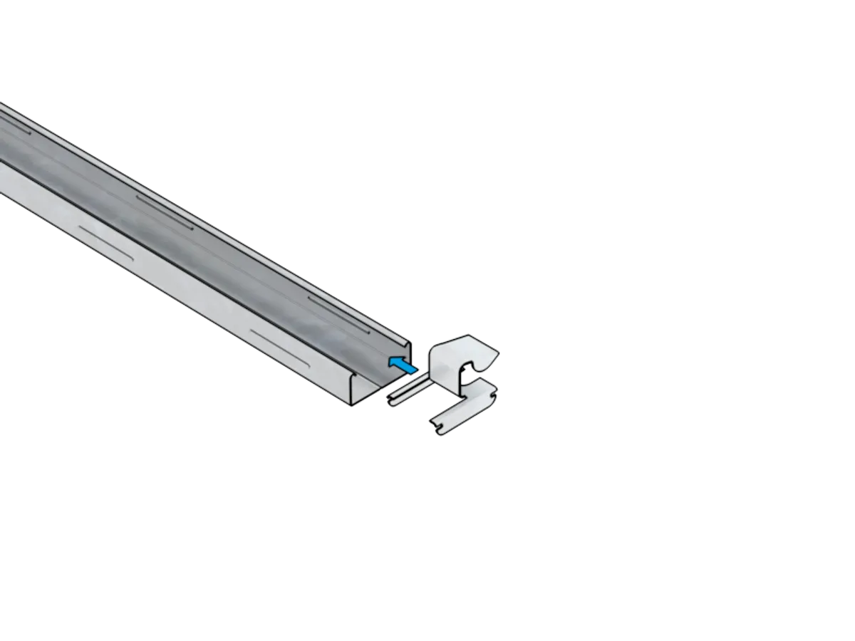 Knauf - Clip de fixation poutrelle pour CD 60/27 - Clip de fixation poutrelle_Instructions