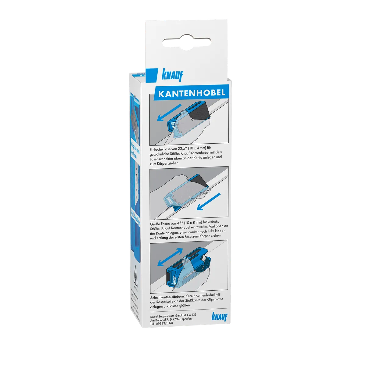 Knauf - Kantenhobel - 4003982139849_Kantenhobel_back_Verpackung