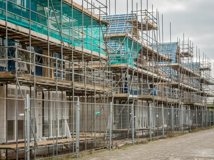 Contractor Dura Vermeer Blowing Wool New Build Alphen aan den Rijn
