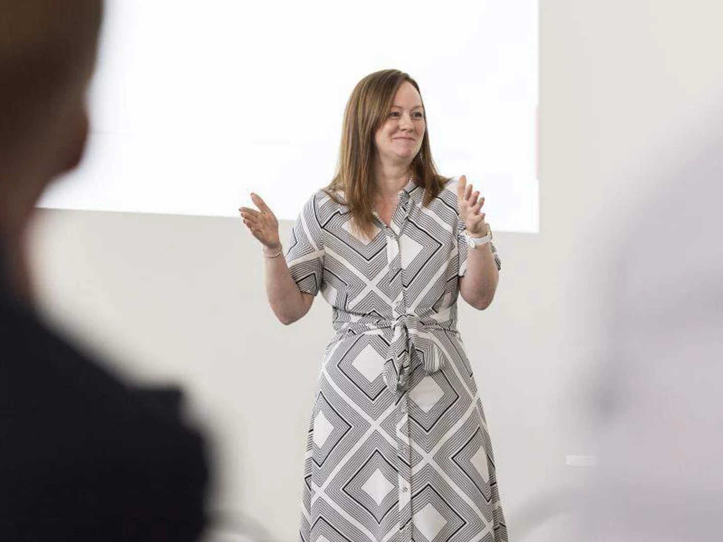 Lisa Flaherty talking