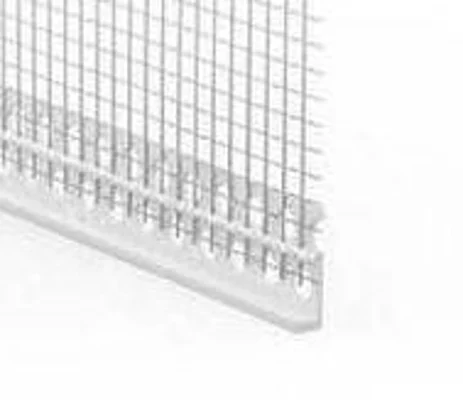 Knauf - Stopprofiel PVC in glasvezels - Profilé d'arrêt PVC en fibres de verre - Stopprofiel PVC in glasvezels