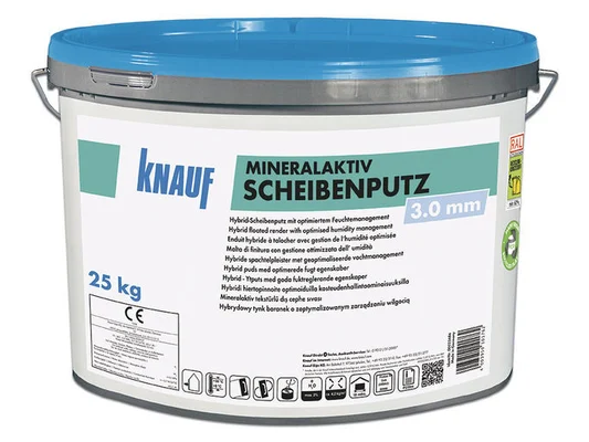 Knauf - MineralAktiv Scheibenputz 3,0 - MineralAktiv Scheibenputz 3,0