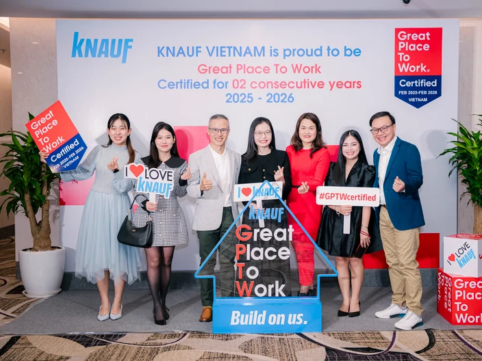 Knauf nhận giải Great Place To Work 2024