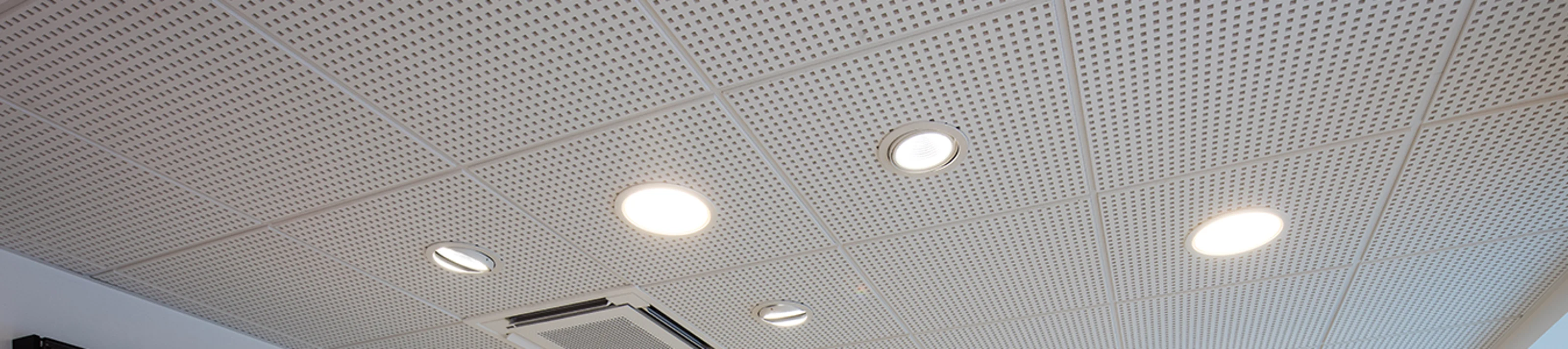 knauf unity réalisation plafond esthétique acoustique