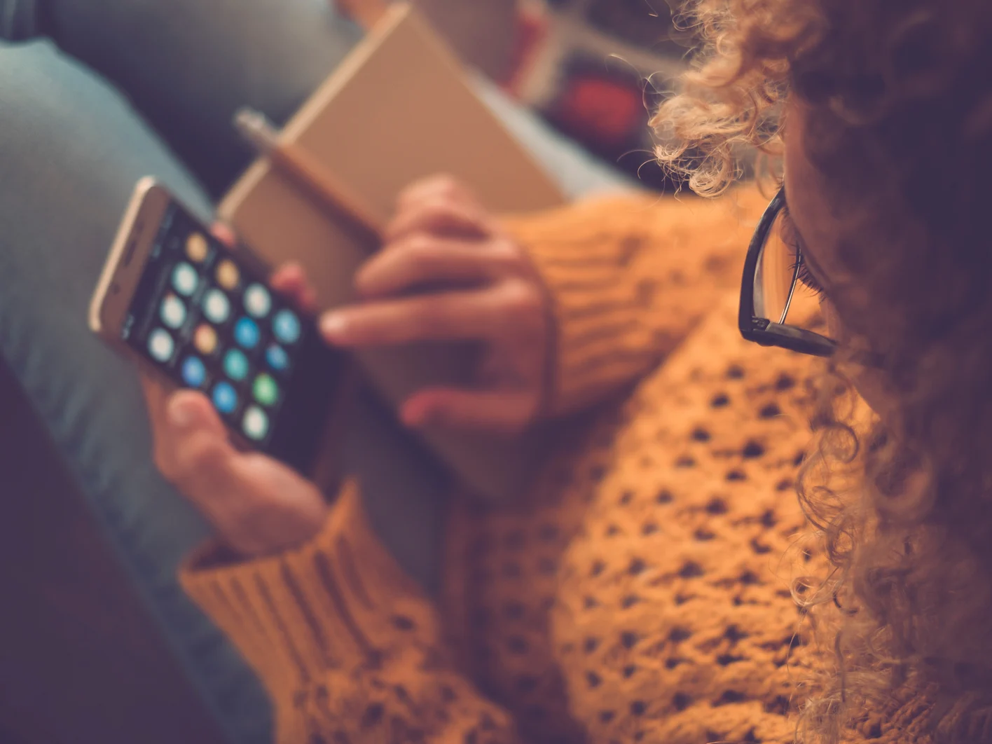 woman on phone 