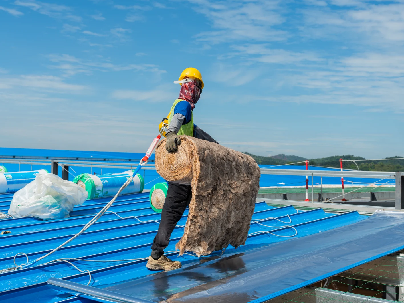 Solar Plant Metal Roofing Roll 1