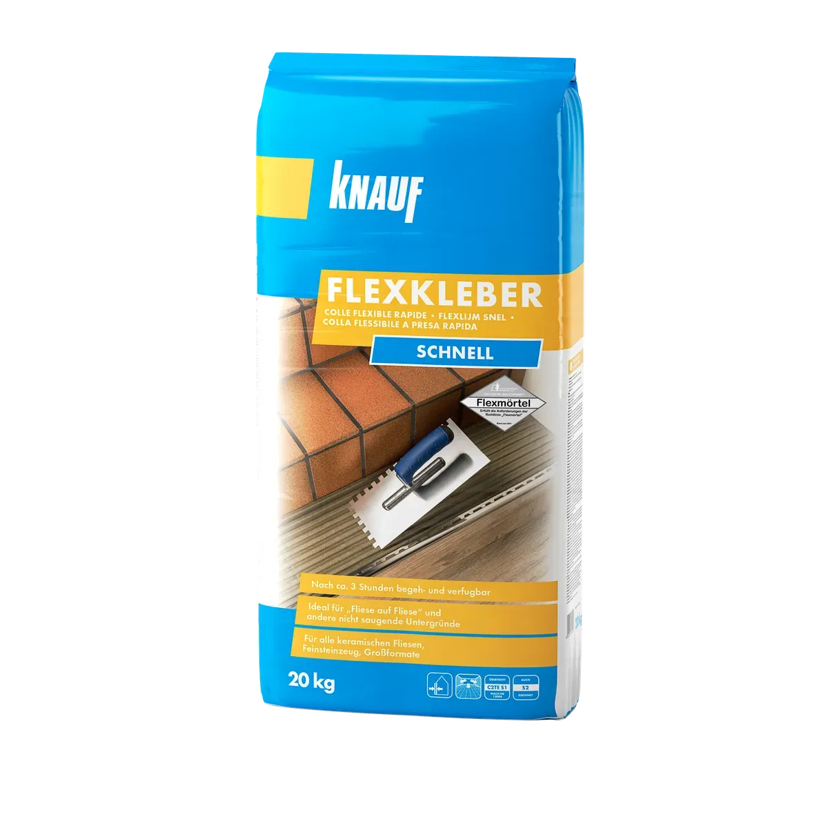 Knauf - Flexkleber schnell - 4006379074204_Flexkleber-Schnell_front_20kg