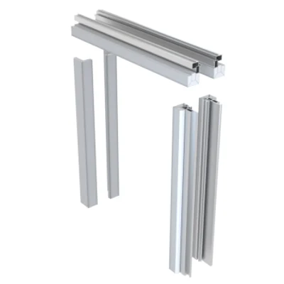 Knauf - Pocket Kit Easy Gipskarton-Laibung - Pocket Kit Easy GK-Laibung - GK angokraščiai medinei slankiųjų durų varčiai