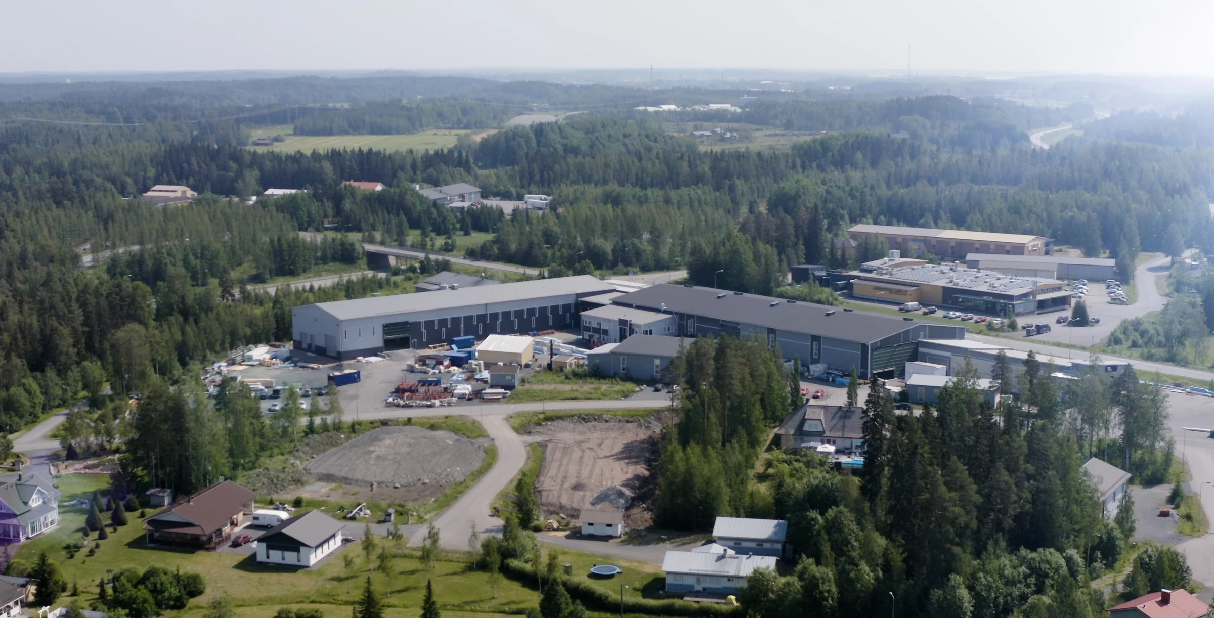 Produktionsgebäude für Fertighäuser - Jokioinen, Finland