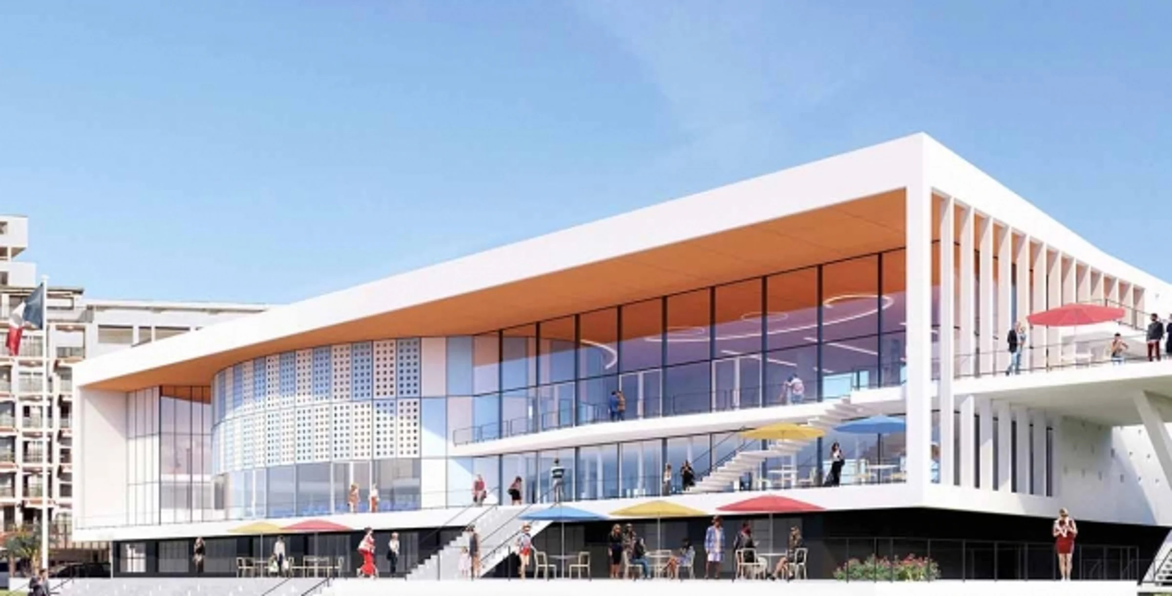 Façade - Palais des congrès - Royan