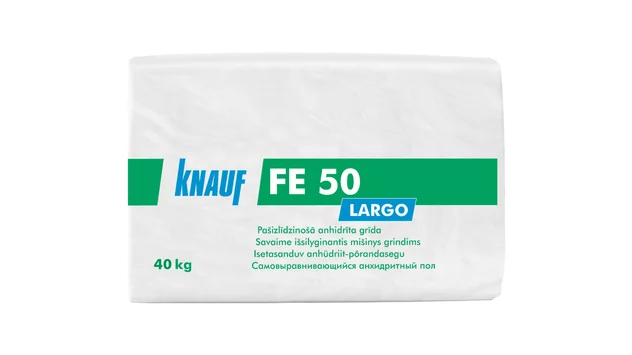 Knauf - FE 50 Largo - FE 50 Largo - Liejamųjų grindų mišinys